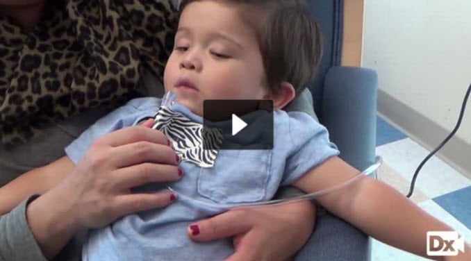 2-year-old with difficulty breathing