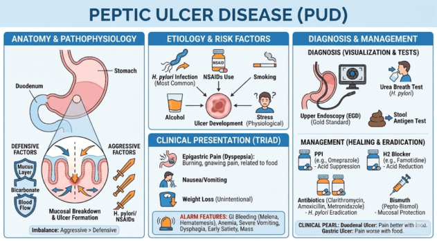Pud Treatment Algorithm Peptic ulcer disease (PUD) - Smarty PANCE