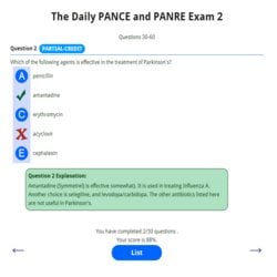The Daily PANCE and PANRE Email Series Exam 1