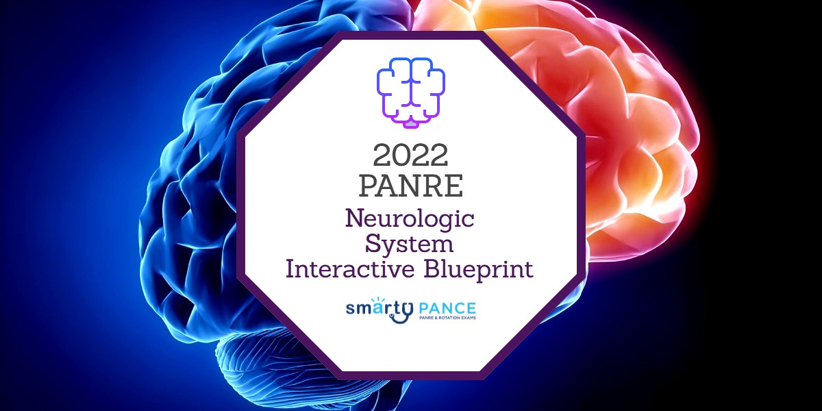 2022-2023 Physician Assistant National Recertification Exam (PANRE) Neurologic System Content Blueprint