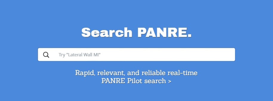 PANRE Smart Search Rapid Quick Relevant Reliable PANRE Pilot Alternative Search