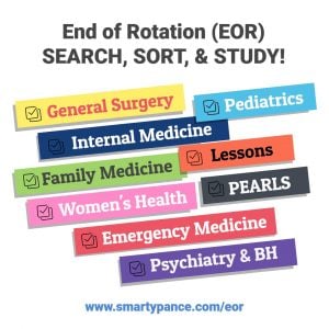 End of Rotation™ (EOR) SEARCH, SORT, & STUDY!