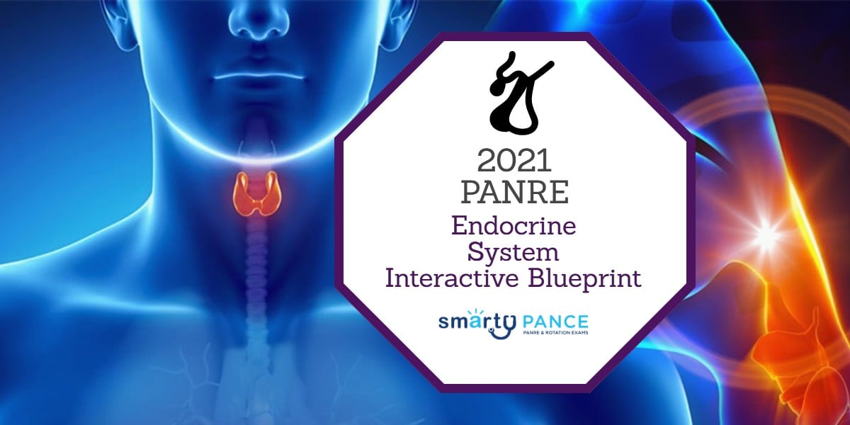 2021 PANRE Endocrine System Content Blueprint