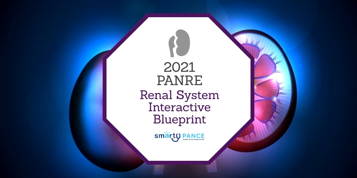 2021 PANRE Renal System Content Blueprint