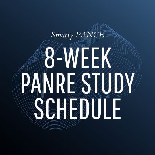 8-Week PANRE Study Schedule