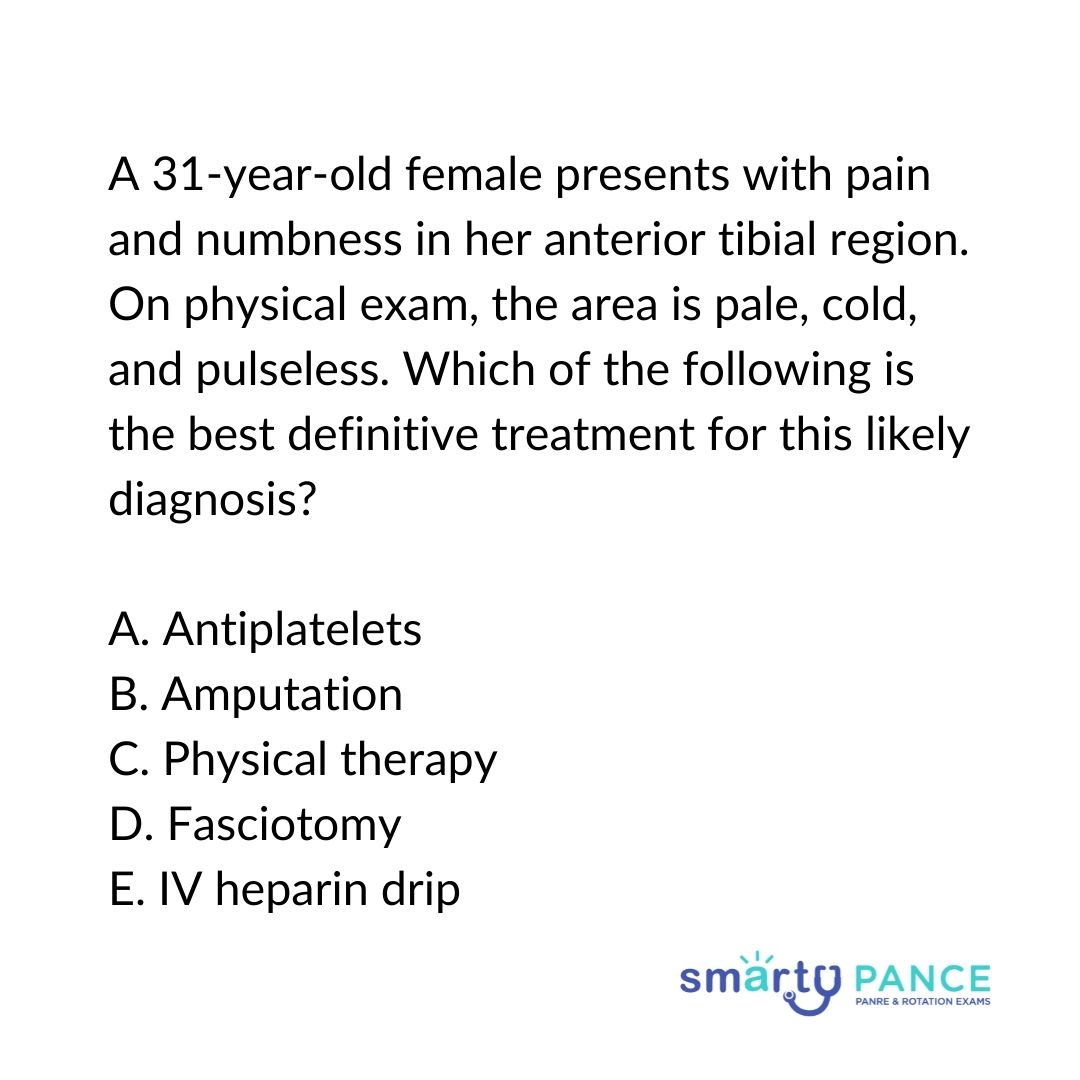 Compartment Syndrome The Daily PANCE Blueprint Smarty PANCE
