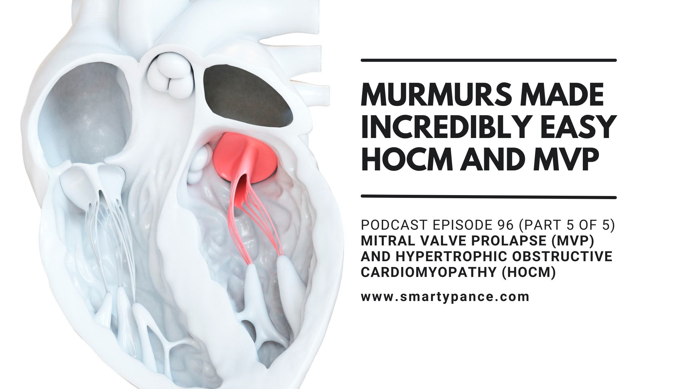 Murmurs Made Incredibly Easy - Mitral Valve Prolapse (MVP) and Hypertrophic Obstructive Cardiomyopathy (HOCM)